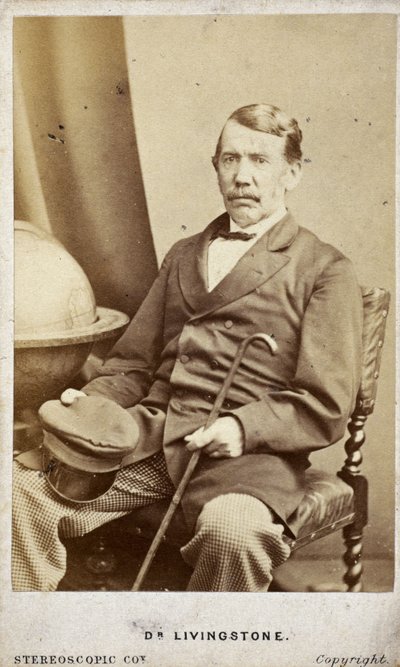 デビッド・リヴィングストン（スコットランドの宣教師・探検家）1860年代頃 作： Frederick (attr. to) Barnard