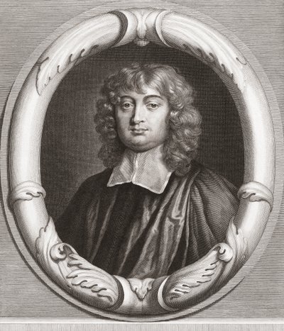 イギリスの神学者、エドワード・スティリングフリート。 肖像画。 作： . .