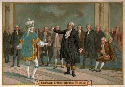 Etats generaux a Versailles.ヴェルサイユのエステイト・ジェネラル。 作： Ferdinand Georg Waldmuller