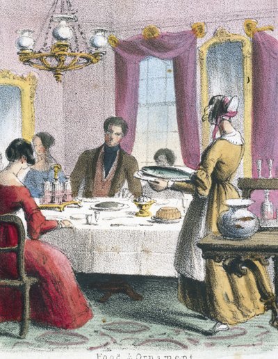 食べ物と装飾品」1845年頃 作： Frederick (attr. to) Barnard