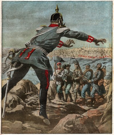 Guerre dans les Balkans.バルカン半島の戦争 作： Ferdinand Georg Waldmuller