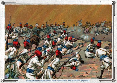 Guerre italo turque.イタロ トルコの戦争 作： Ferdinand Georg Waldmuller