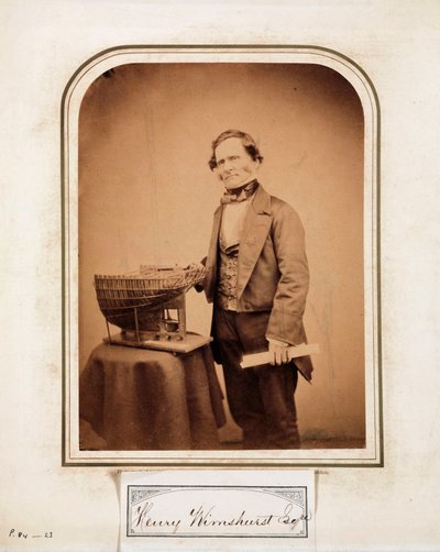 ヘンリー・ウィムシュルスト（イギリスのエンジニア 作： Ferdinand Georg Waldmuller