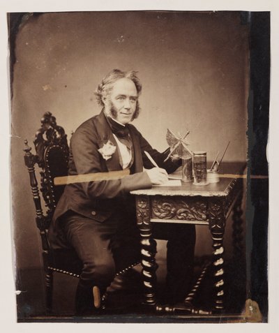ジョン・オバダイア・ウエストウッド（イギリスの昆虫学者・古文書学者）1850年頃 作： Ferdinand Georg Waldmuller
