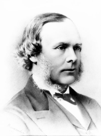 ジョセフ・リスター（イギリスの外科医、防腐剤を使った手術の創始者 作： Ferdinand Georg Waldmuller
