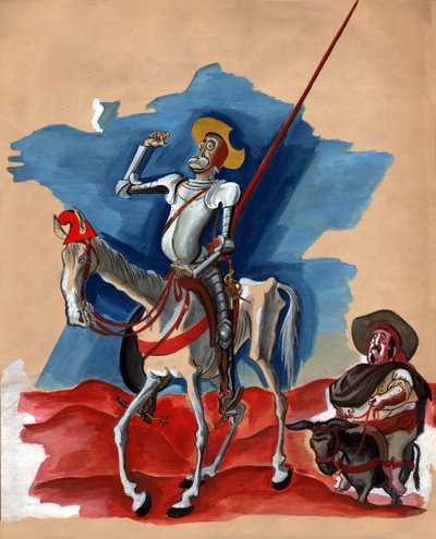 レオン・ブラム フランス共和国のドン・キホーテ、1936年頃 作： . .