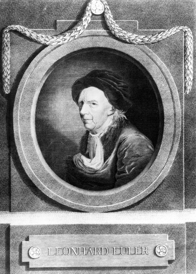 レオンハルト・オイラー（スイスの数学者、18世紀後半 作： Frederick (attr. to) Barnard