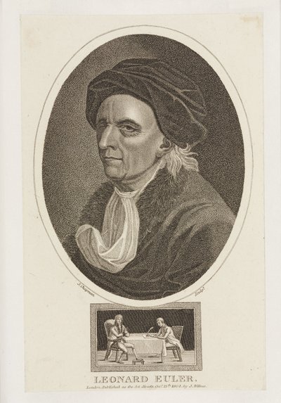 レオンハルト・オイラー、数学者、1770年代頃 作： Frederick (attr. to) Barnard