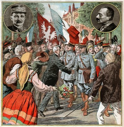 Maxime Weygand en Pologne.ポーランドのマキシム・ヴェイガン 作： Ferdinand Georg Waldmuller