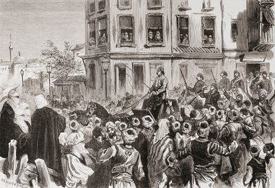 オスマン・パシャは1878年にコンスタンティノープルに戻った 作： . .