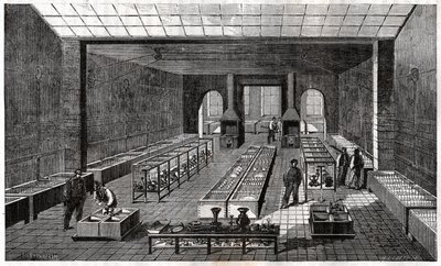 銀細工の労働者。銀細工の労働者。 作： Frederick (attr. to) Barnard