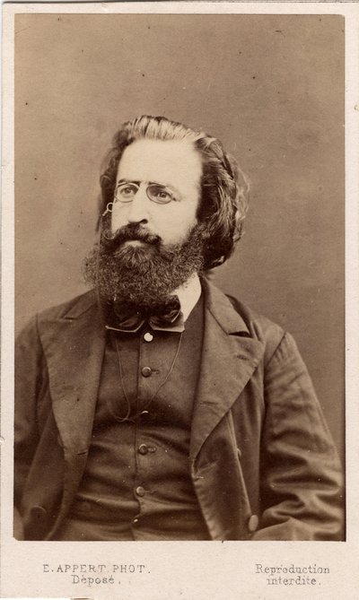 パリ・コミューン（1871年）：コミューンのメンバー、テオフィル・フェレ（1846-1871年）の肖像。写真撮影 Appert.寸法10.5X6.3cm 作： Frederick (attr. to) Barnard