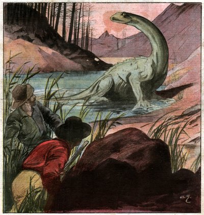 Plesiosaure。プレシオザウルス 作： John Pardon