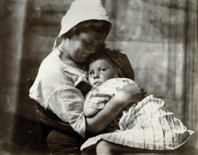母と娘の肖像 1900年頃～1905年頃 作： Frederick (attr. to) Barnard