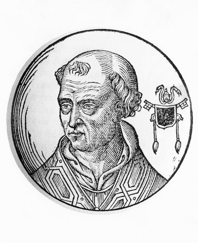 ベネディクト3世（858年没）の肖像 作： William Walcutt