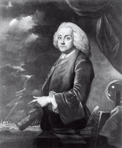 ベンジャミン・フランクリン（1706-1790）の肖像 作： Georg Carl Heinrich Dollmann