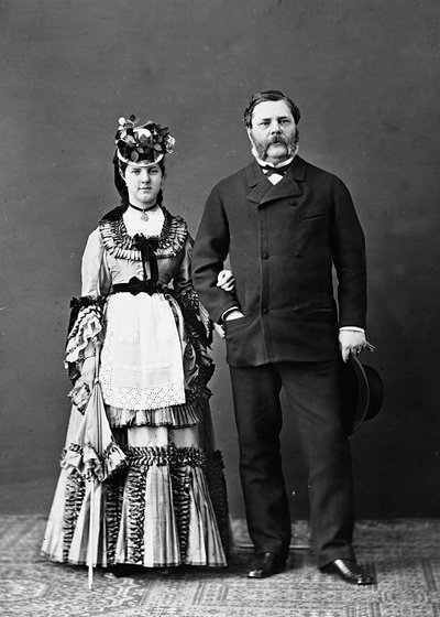 アカラご夫妻の肖像 作： Henry Charles Fehr