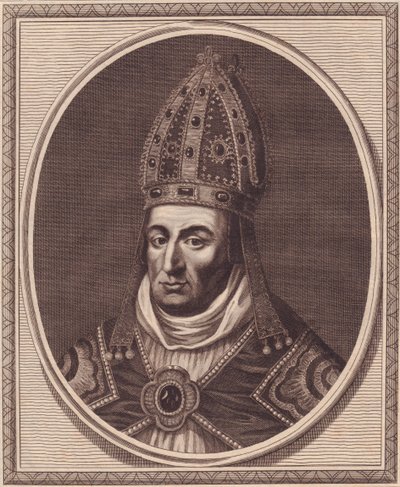 ウィンチェスター司教William Waynflete（1398-1486）の肖像、John Goldar（1729-1795）による銅版画 作： William Walcutt