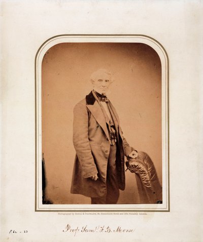 サミュエル・F・B・モース（アメリカの芸術家、モールス信号の発明者）1870年頃 作： Frederick (attr. to) Barnard
