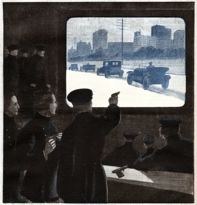 Seance de tir de policiers.警察官の射撃訓練。 作： Ferdinand Georg Waldmuller
