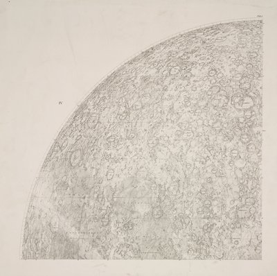 ビールとマドラーの月の地図の東南四方 作： John Pardon