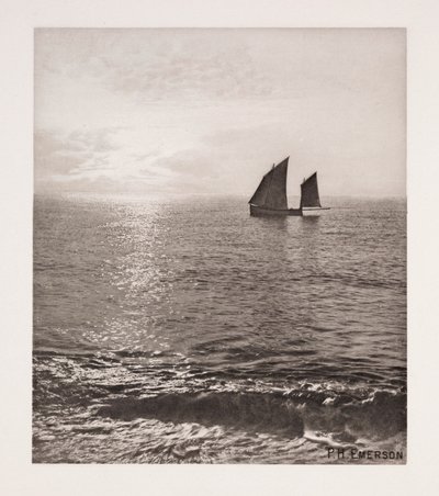 海上の日の出 作： Frederick (attr. to) Barnard