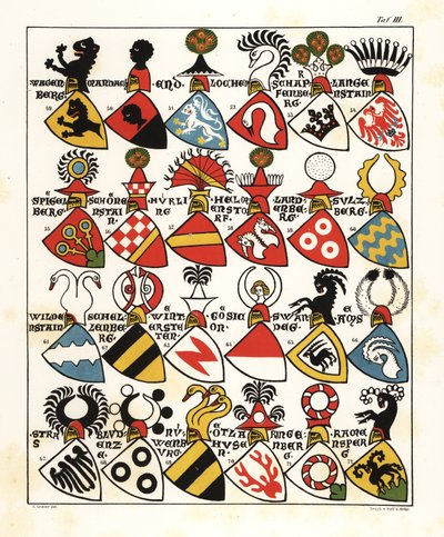 スイスの紋章（1346年頃 作： John Pardon