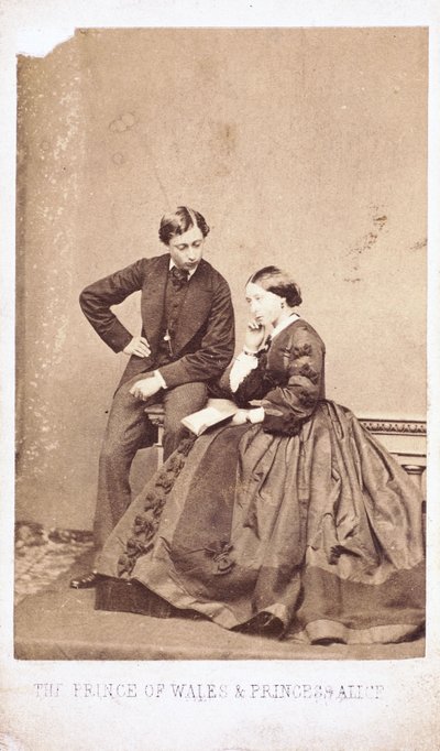 プリンス・オブ・ウェールズとプリンセス・アリス 作： Ferdinand Georg Waldmuller