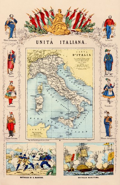 ユナイテッド アレゴリア イタリア 1860 作： . .