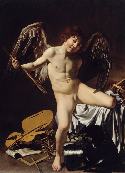 キューピッド役：ビクター 作： Caravaggio