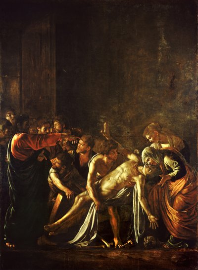 ラザロ・ポルスキの復活: ラザロの復活 作： Michelangelo Merisi da  Caravaggio