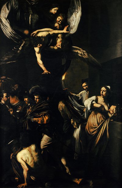 慈悲の七つのわざ 作： Michelangelo Merisi da  Caravaggio