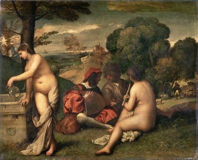 パストラルコンサート 作： Giorgione