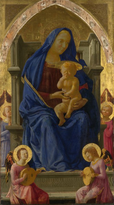 マドンナと子供 作： Masaccio