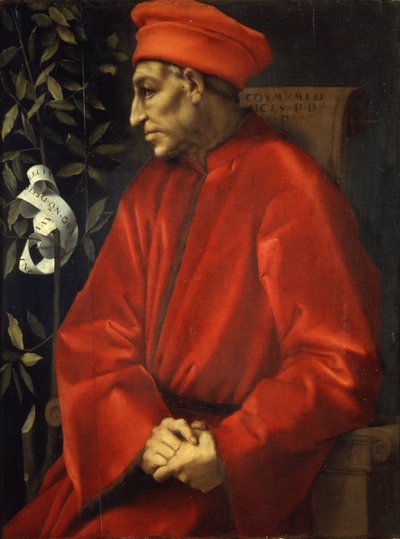 コジモ長老の肖像 作： Pontormo