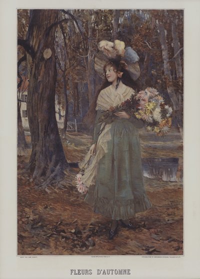 秋の花 作： after Aime Nicolas Morot
