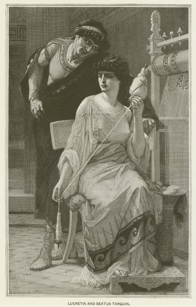ルクレティアとセクストスターキン 作： after Alexandre Cabanel