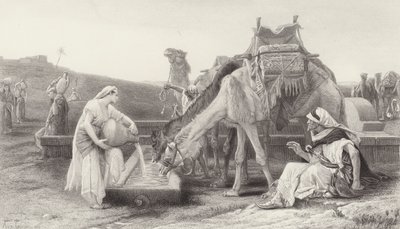 リベカとエリエゼル 作： after Alexandre Cabanel