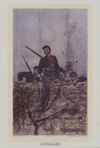LEscalade（The Climb） 作： after Alphonse Marie de Neuville