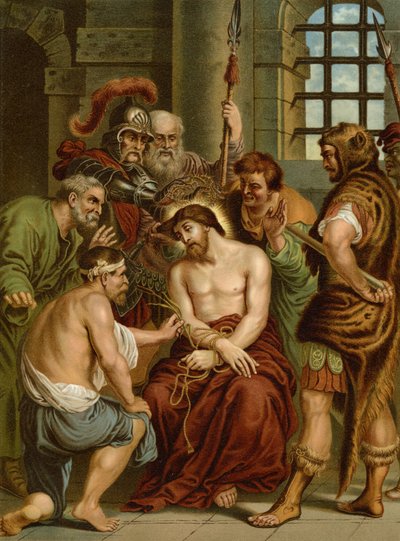 あざけるキリスト 作： after Anthony van Dyck