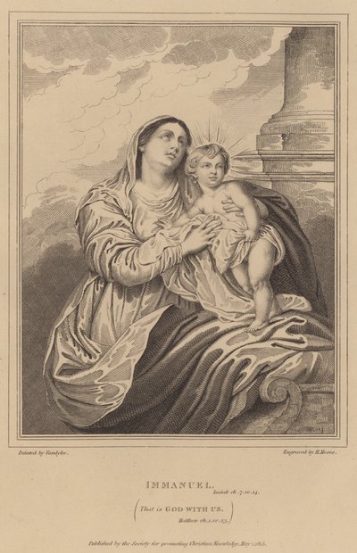 イマヌエル、イザヤ、マタイ 作： after Anthony van Dyck