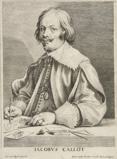 ジャックカロ、パブ。 1631年 作： after Anthony van Dyck