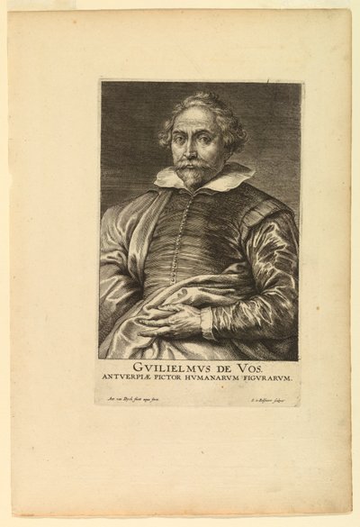 男性の王子のアイコンからのウィレム・デ・ヴォスの肖像 作： after Anthony van Dyck