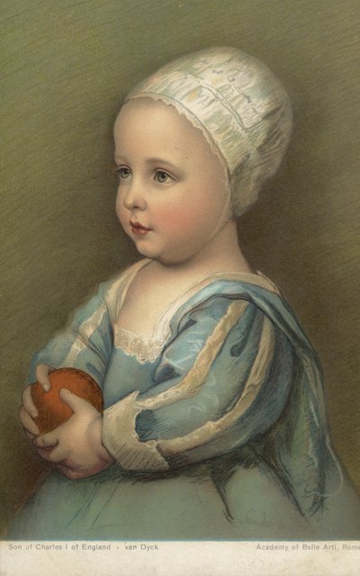 チャールズ1世の息子 作： after Anthony van Dyck