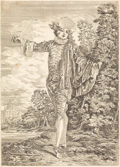 無関心 (無関心) 作： after Antoine Watteau