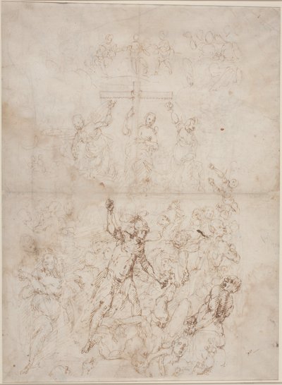 最後の審判 作： after Aurelio Lomi Giulio Benso