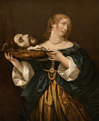 洗礼者ヨハネの頭を持つヘロディア 作： after Carlo Dolci