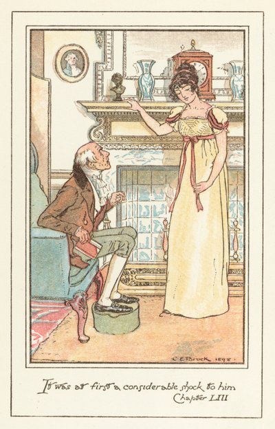 Jane Austens Emmaのイラスト 作： after Charles Edmund Brock