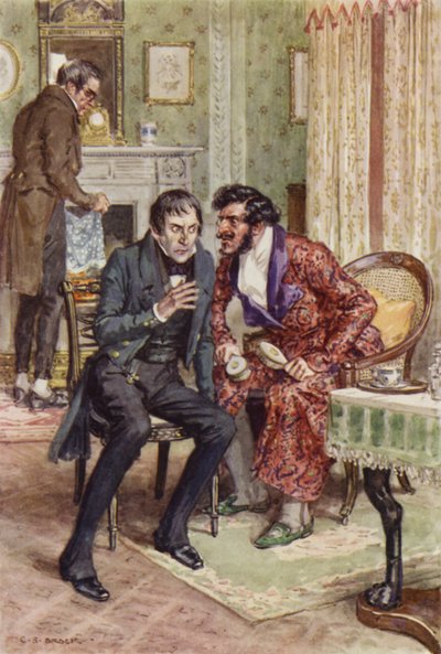 Martin Chuzzlewitのイラスト 作： after Charles Edmund Brock
