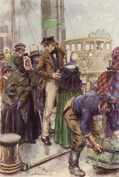 Martin Chuzzlewitのイラスト 作： after Charles Edmund Brock